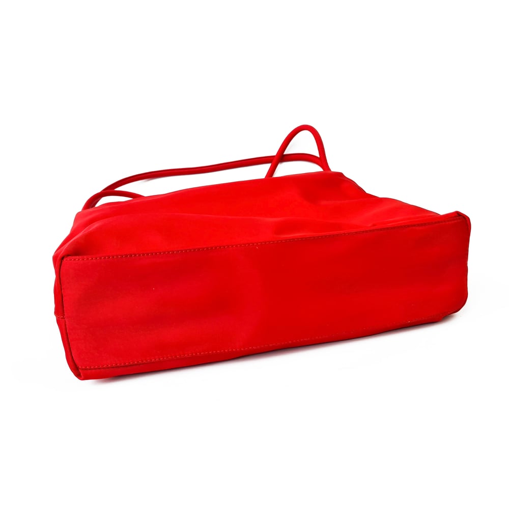 Image of Prada Tessuto Red Shoulder Bag