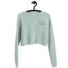 Chasing Clout Embroidered Cropped Crewneck
