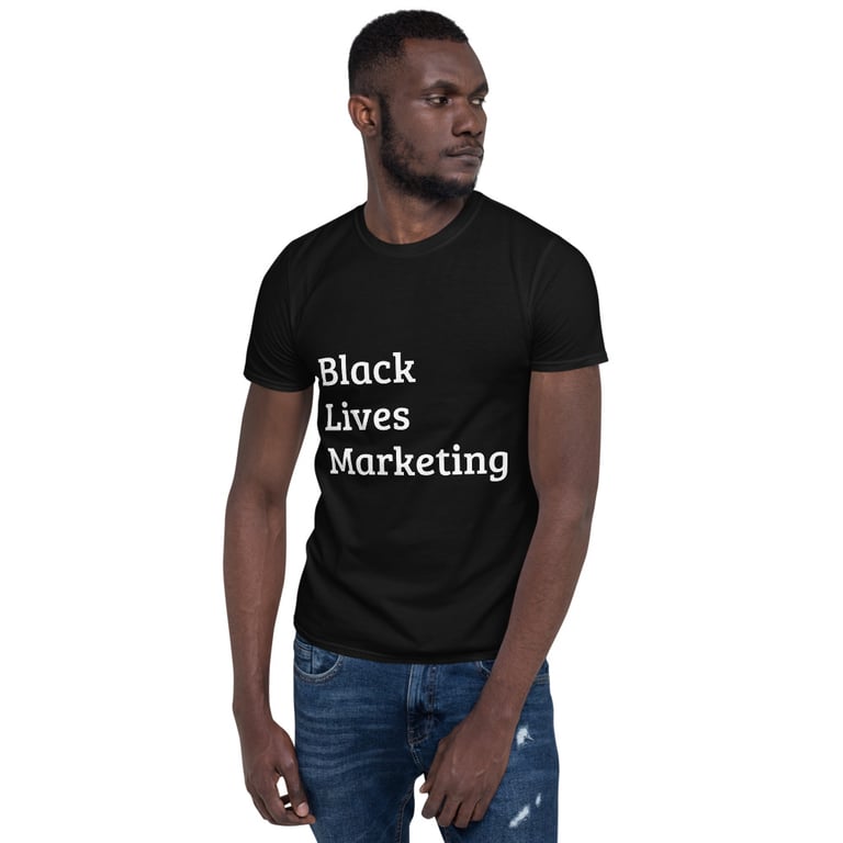 Stop Marketing Black Lives Unisex T-Shirt