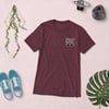 Along That Vein.... Embroidered Unisex Short sleeve t-shirt