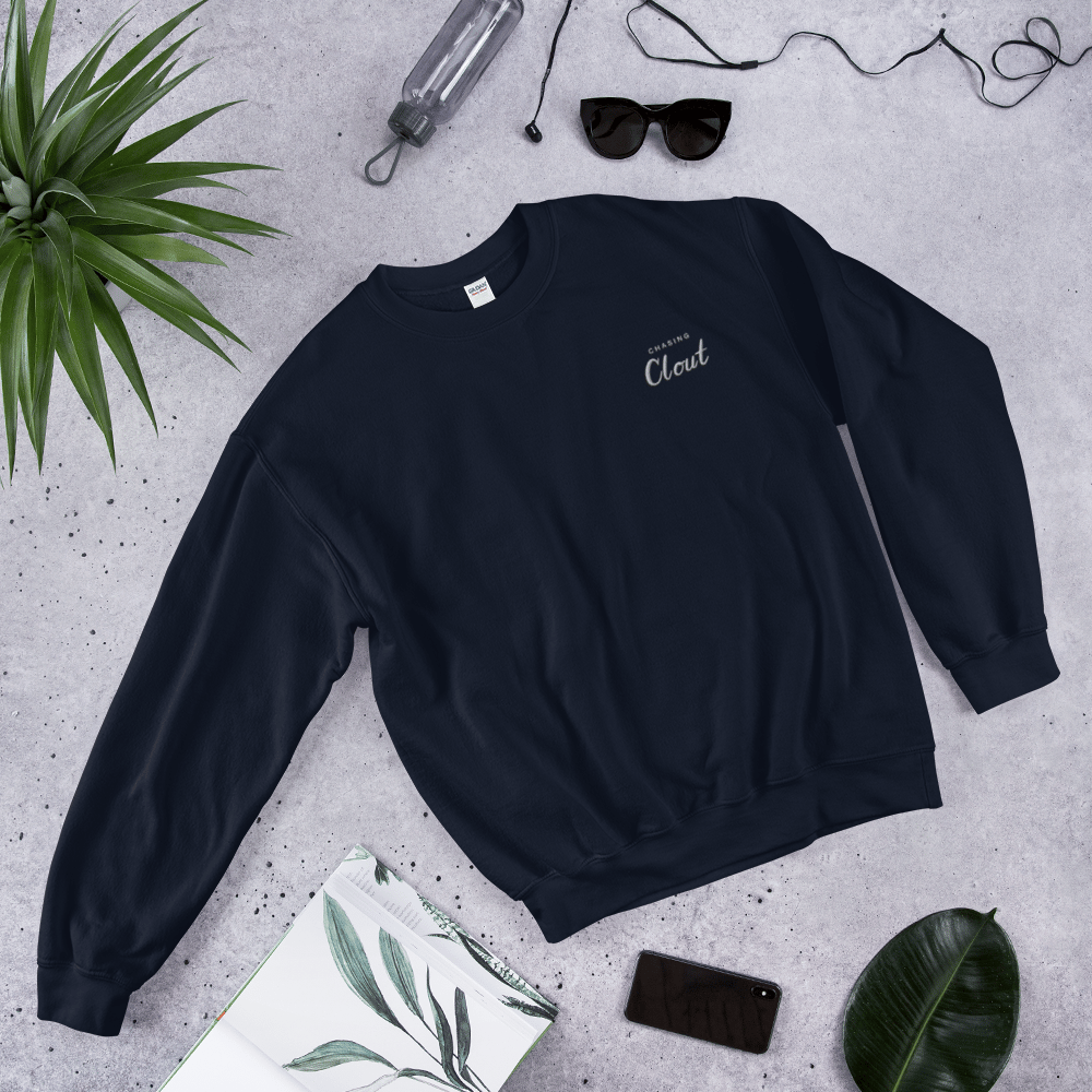 Chasing Clout Embroidered Unisex Crewneck