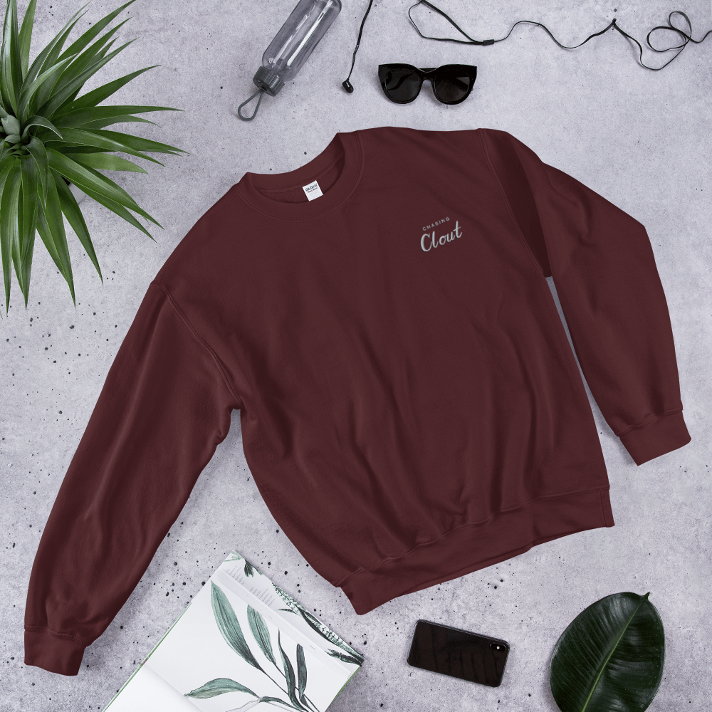 Chasing Clout Embroidered Unisex Crewneck