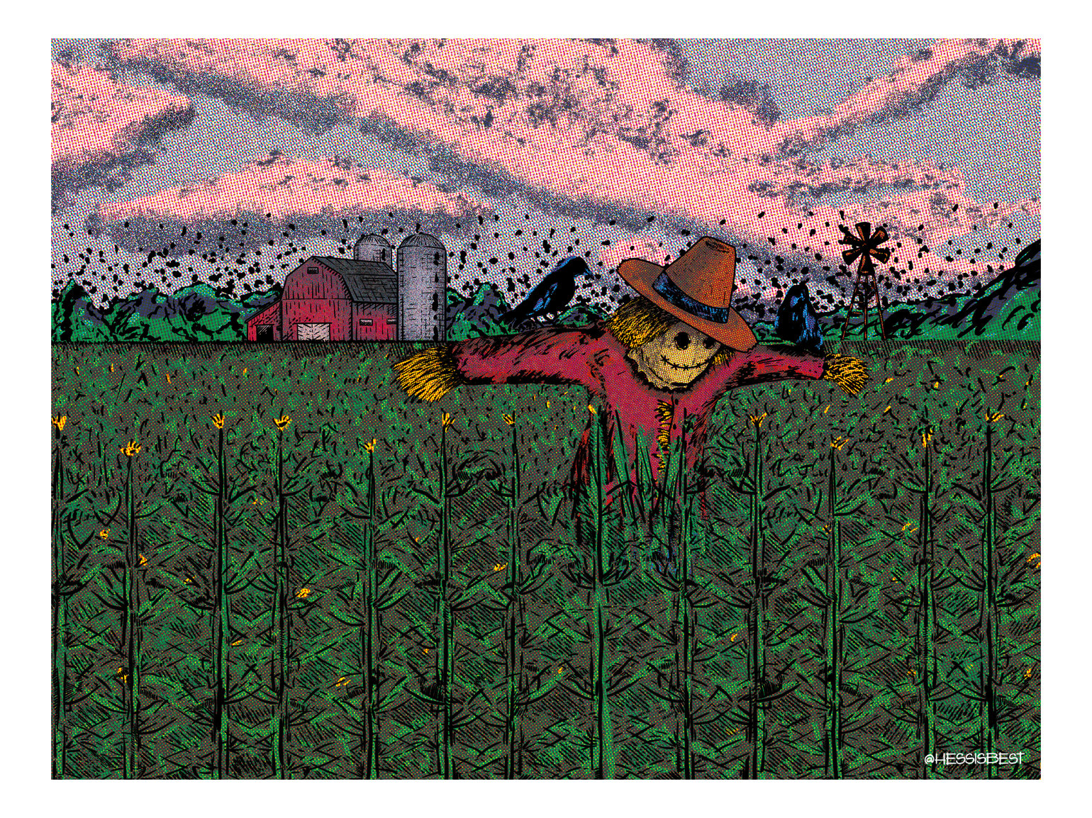 Image of Nebraska - Giclee Print - 11” x 14”