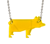 Image of Nathan Yellow Bear Necklace