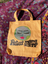 protect mama earf tote bag (light tangerine)