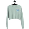 No Doubt Chasing Clout Embroidered Women's Crop Sweatshirt