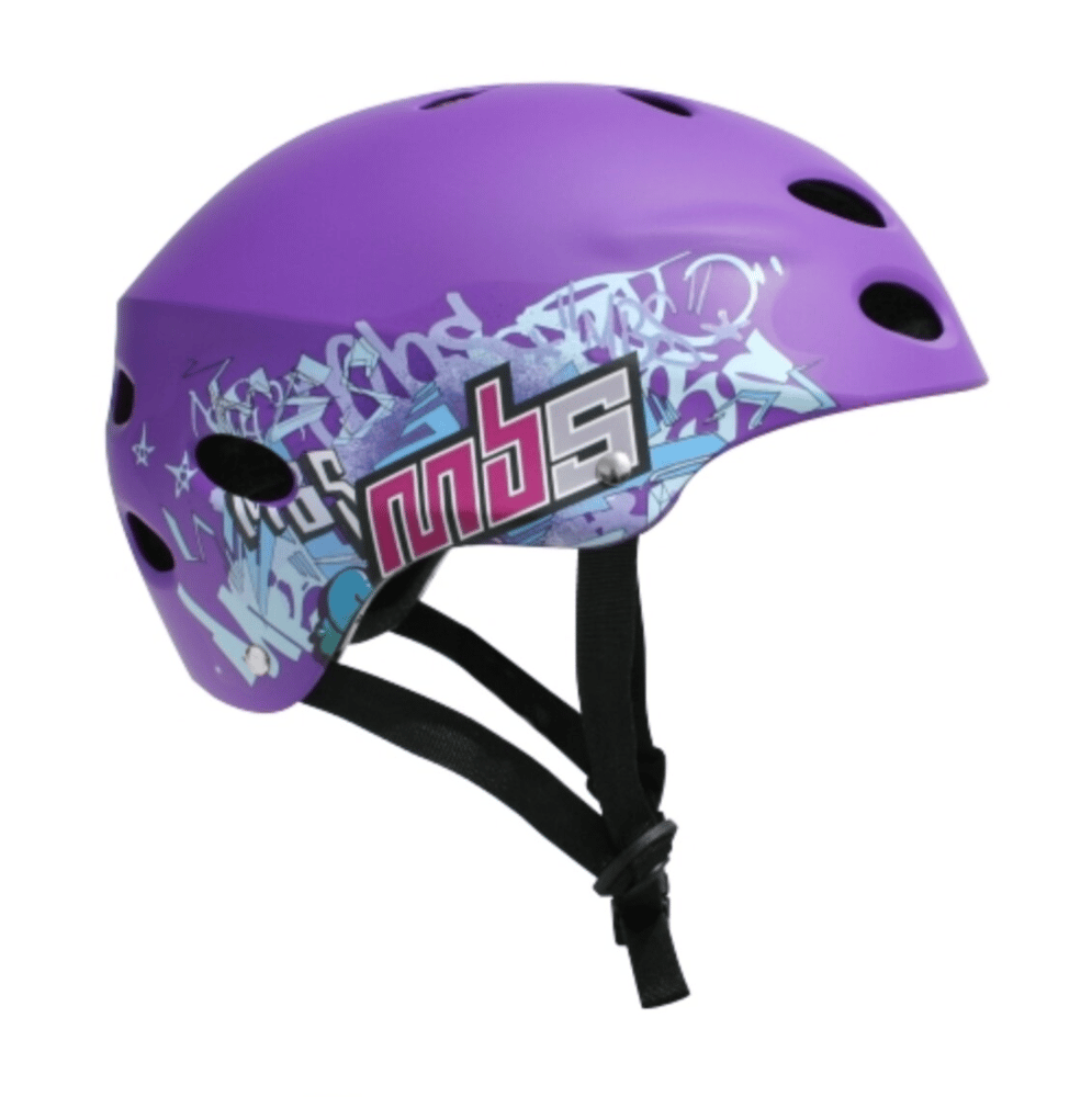 Image of MBS Helmet -Logos - Purple