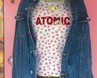 Image 3 of  SOLD OUT "ATOMIC" TANK TOP RED FLORAL - EUPHORIA