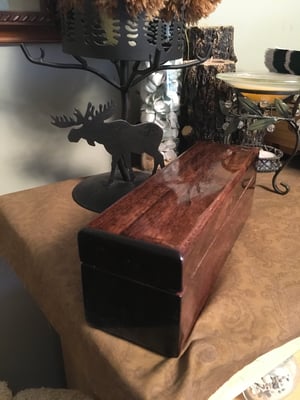 Image of Reclaimed Wood Keepsake Treasury Box, Bass Wood Gift Box, Small Trinket Box, Heirloom Memory Box