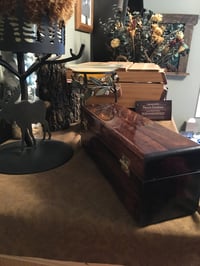 Image 5 of Reclaimed Wood Keepsake Treasury Box, Bass Wood Gift Box, Small Trinket Box, Heirloom Memory Box