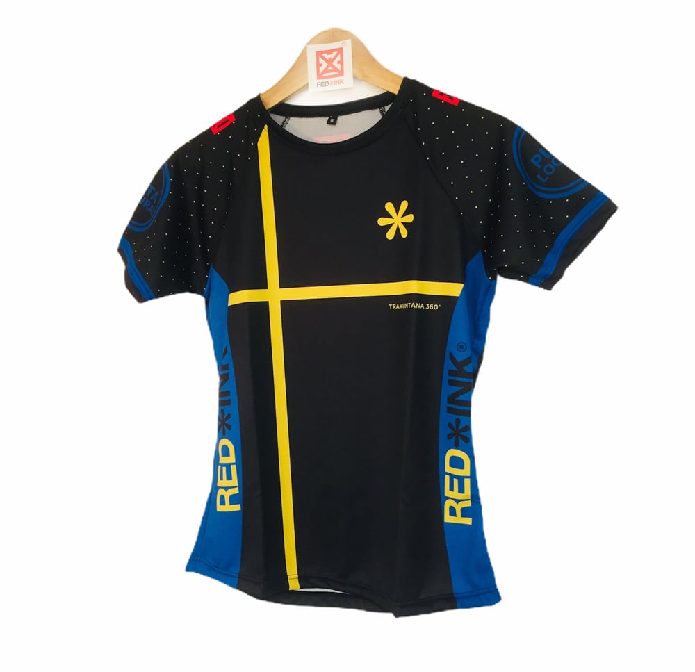 Image of CAMISETA TÉCNICA BLUE/GOLD MUJER