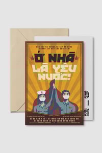 "To Stay At Home Is To Love Your Country" Postcards