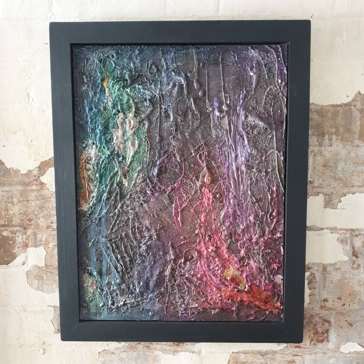 Image of Mixed Media Abstract Canvas #3