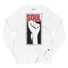 Soul Power Fist Champion Long Sleeve Tee (White)