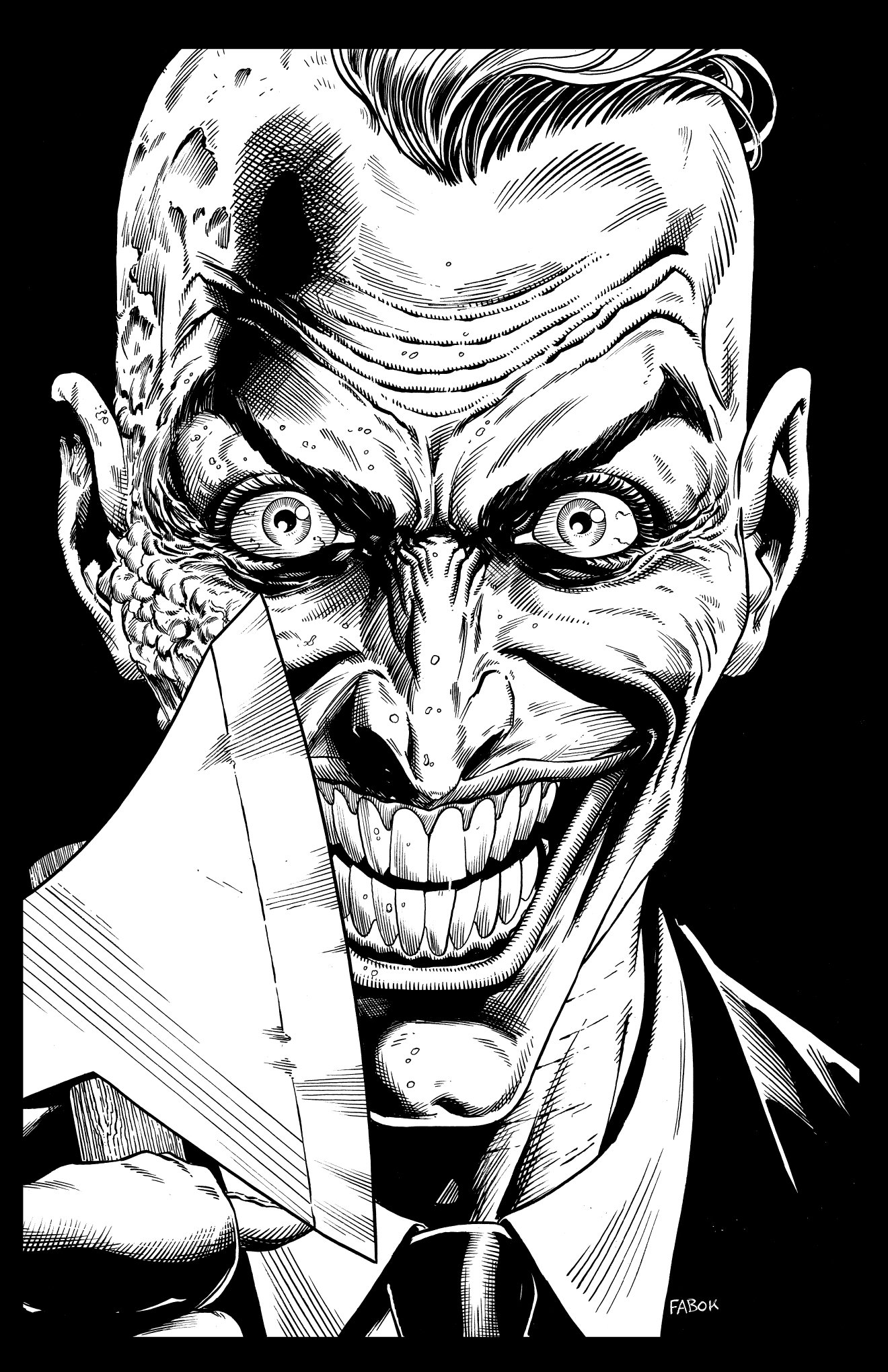 Batman: Three Jokers Book 3 Premium Cover: Endgame Joker | Jason Fabok