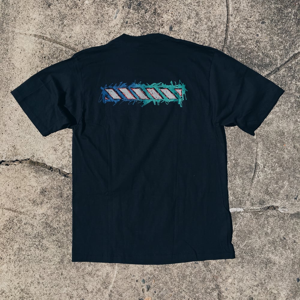 Image of Original Early 90’s Nike Air Abstract Logo Tee (Black).