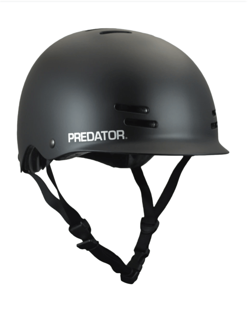 Image of Predator Helmets - FR7 Certified - Black + Free Sticker Pack