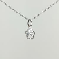 Image 3 of DOG PAW Pendant ~ sterling silver