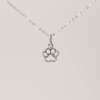 Image 5 of DOG PAW Pendant ~ sterling silver
