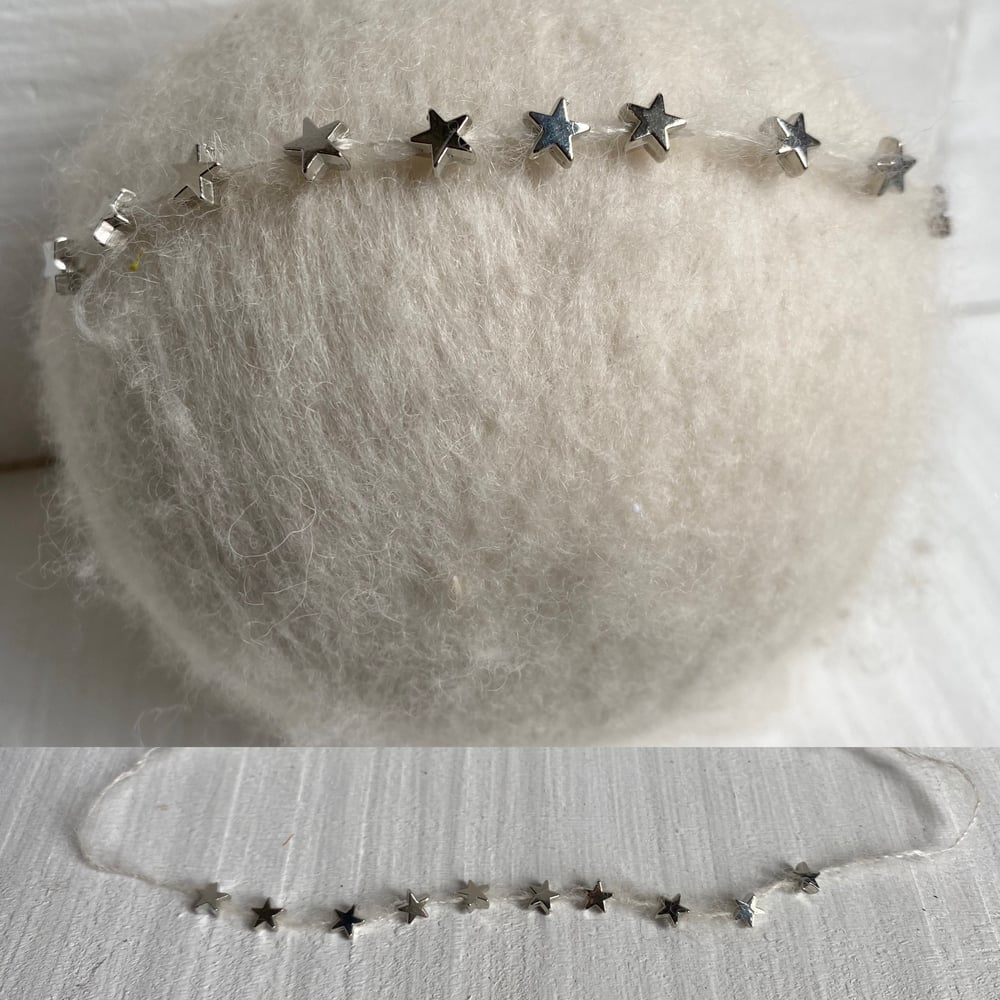 Image of Mohair Stars headwrap - multi colour listing  