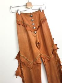Image 2 of 1970s Clifford Olson Artisan Made Leather Pants