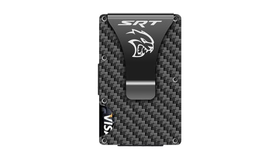 Image of NEW FOR SUMMER 2020 SRT HELL CATMINIMALIST CARBON FIBER WALLET