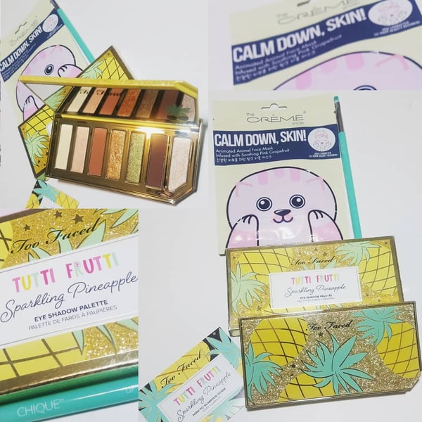 Image of Too Faced Sparkling Pineapple Eyeshadow Beauty Bundle