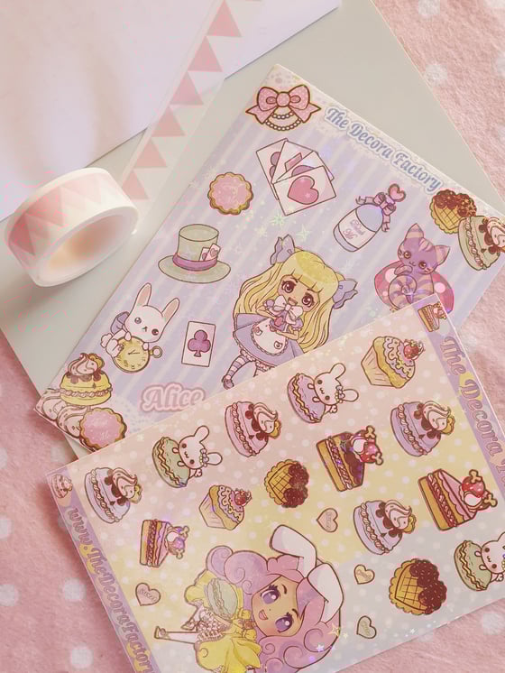Image of Kawaii Vinyl Holographic Stickers
