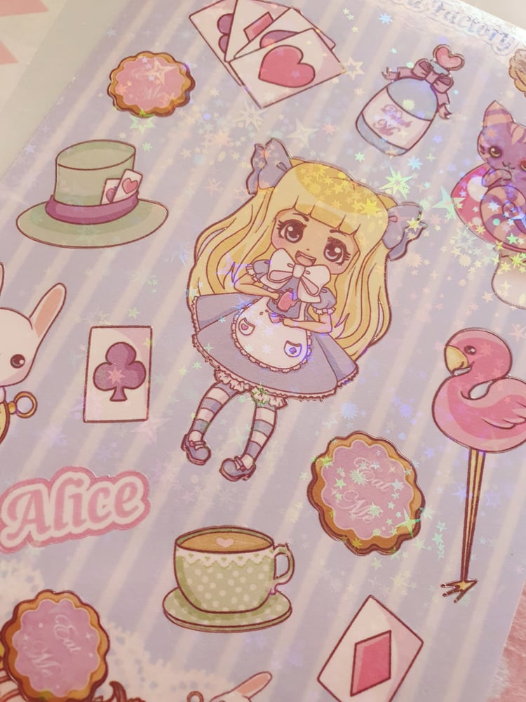 Image of Kawaii Vinyl Holographic Stickers