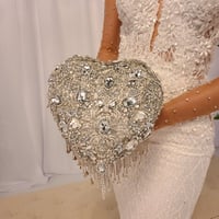 Image 1 of Bling Heart Bouquet 