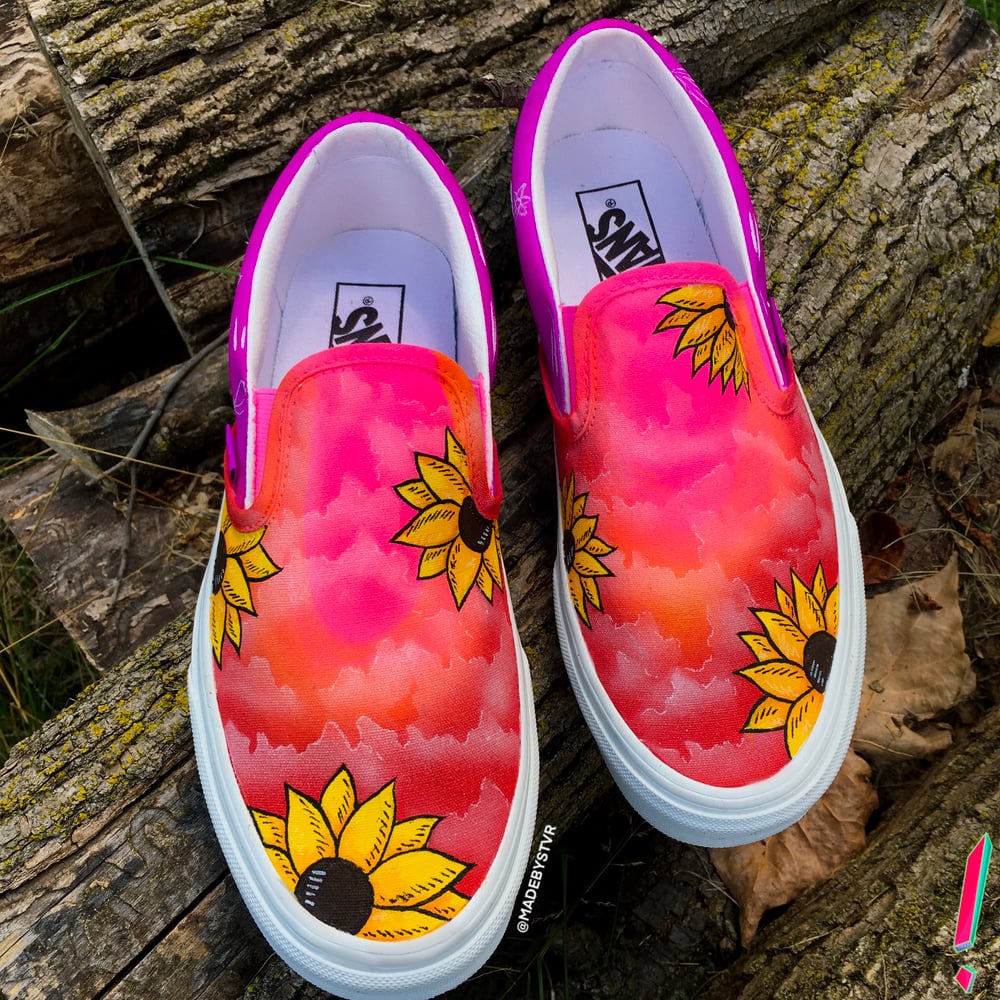 Vans Slip On “SunSet Flower”