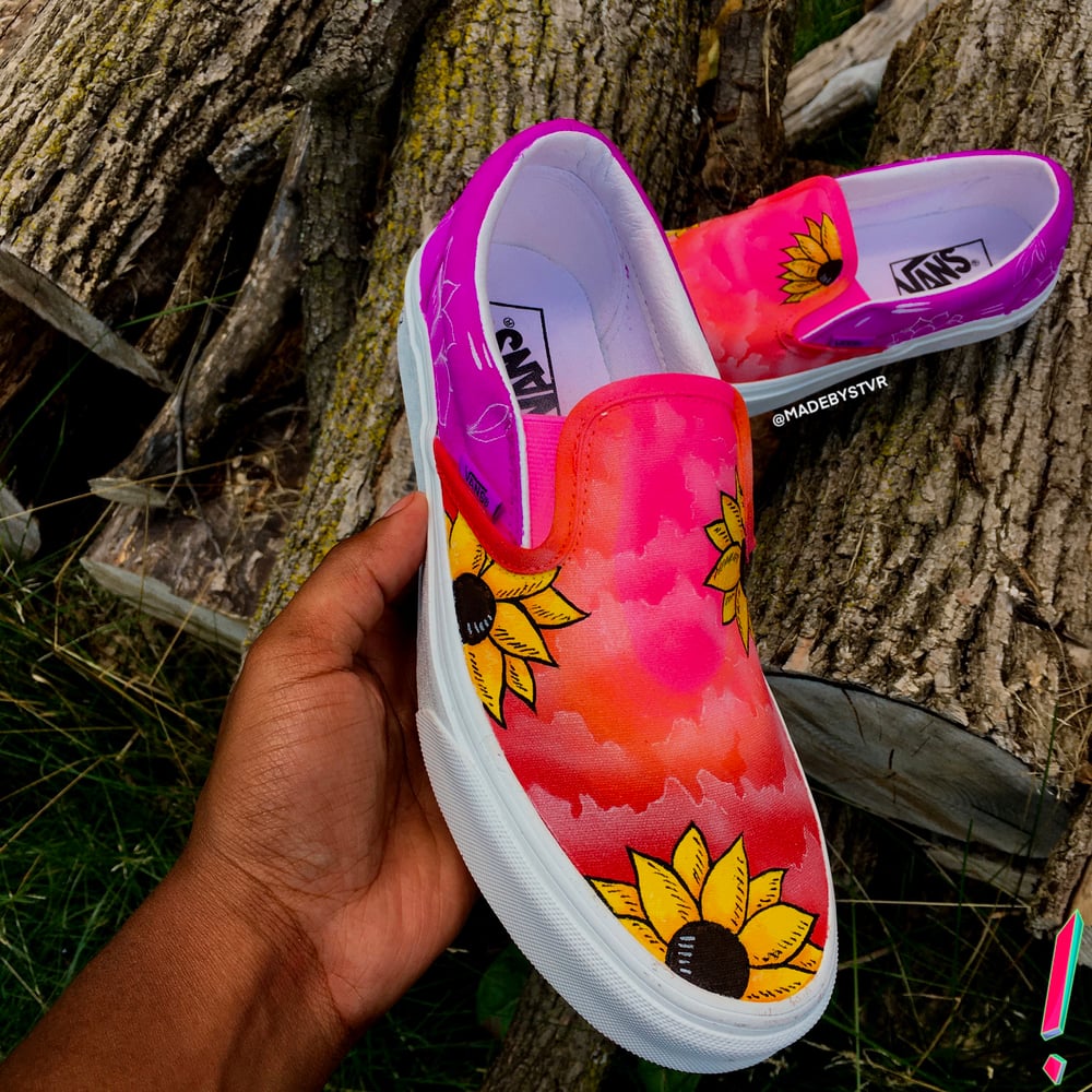 Vans Slip On “SunSet Flower”