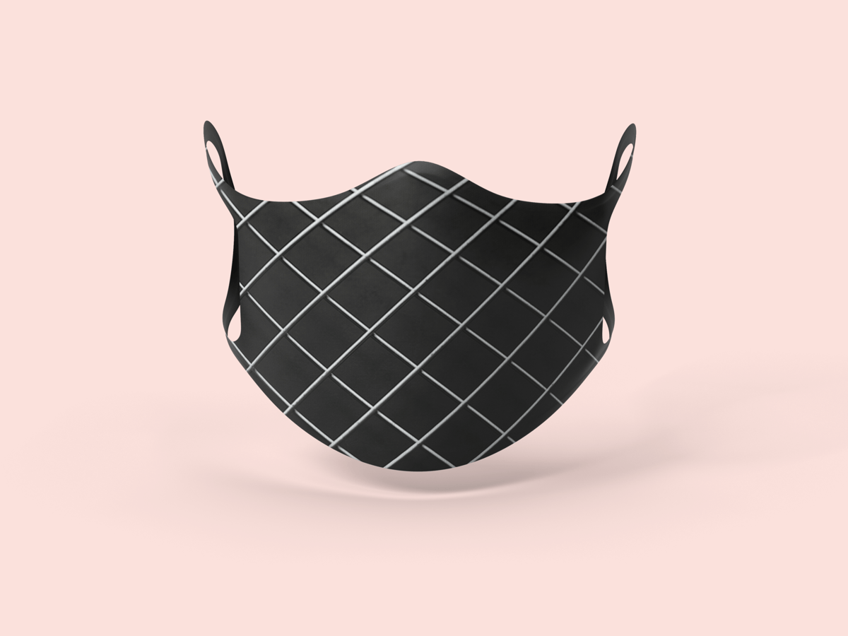 Image of Wire Mech Pattern Face Mask