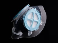 Image 1 of Baby Blue Nose-clip Mask (Medium and Small size)