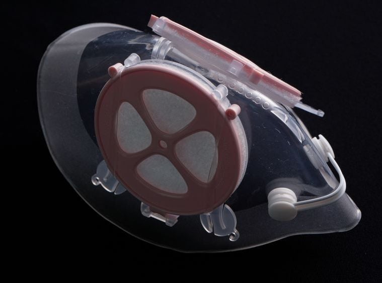 Image of Healthy Pink Nose-clip Mask (Medium and Small size)