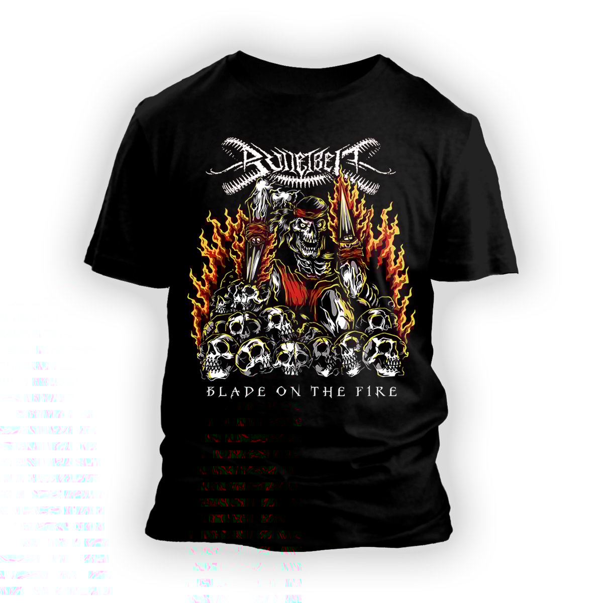 Image of Bulletbelt "Blade on the Fire" T-Shirt