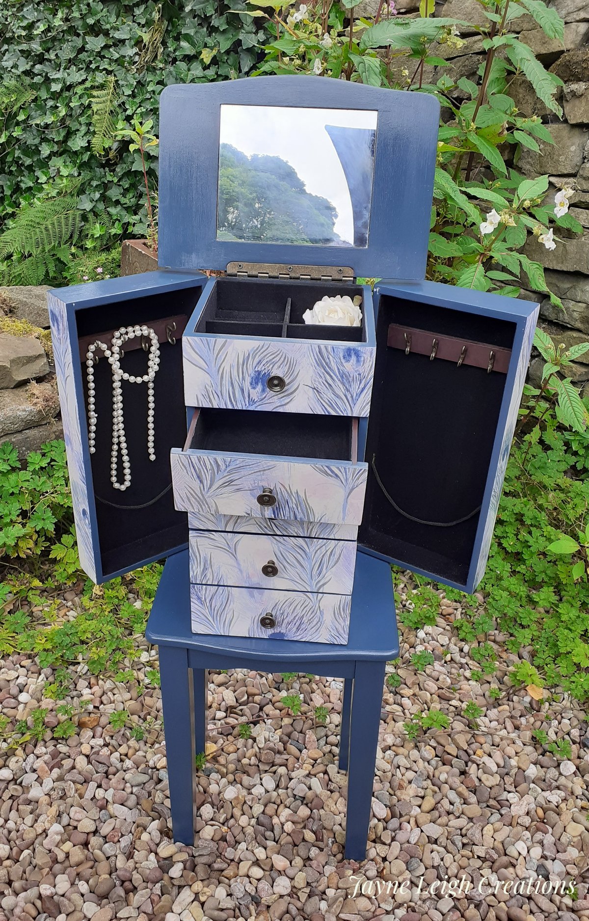 Image of Peacock Jewellery Chest