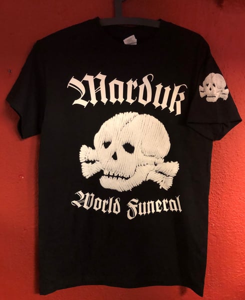 Image of Marduk - World Funeral Skull T-shirt