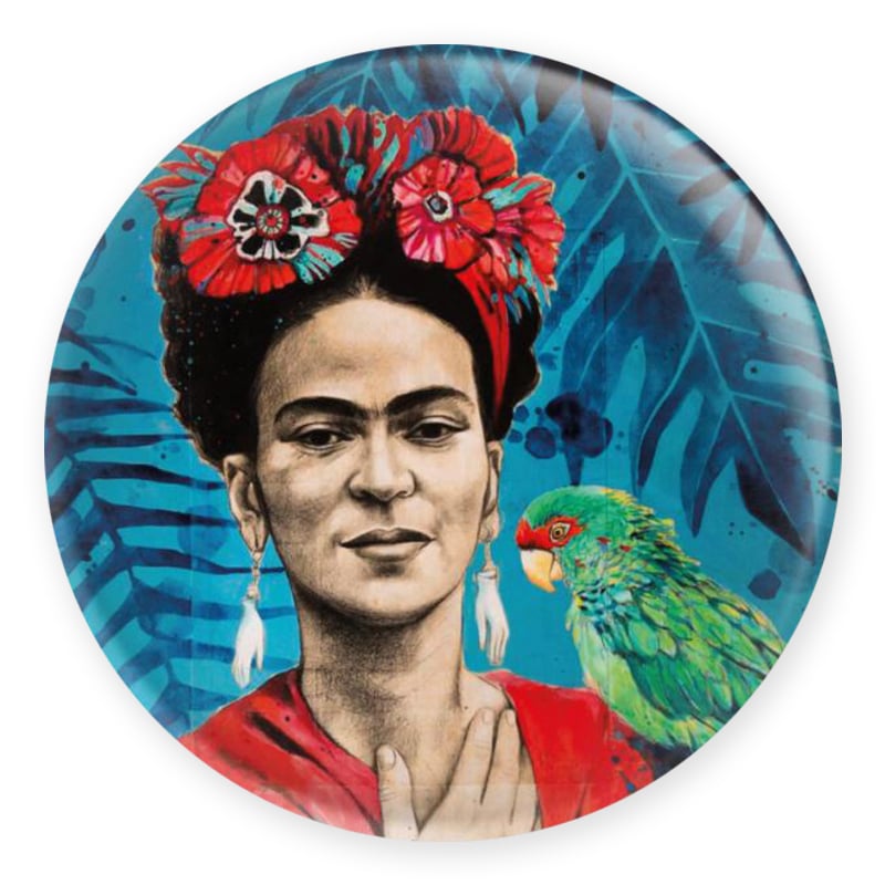 Image of Magnet - "Frida au perroquet"