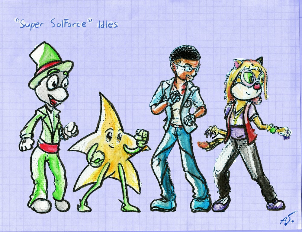 Image of Super SolForce- Idle Stances