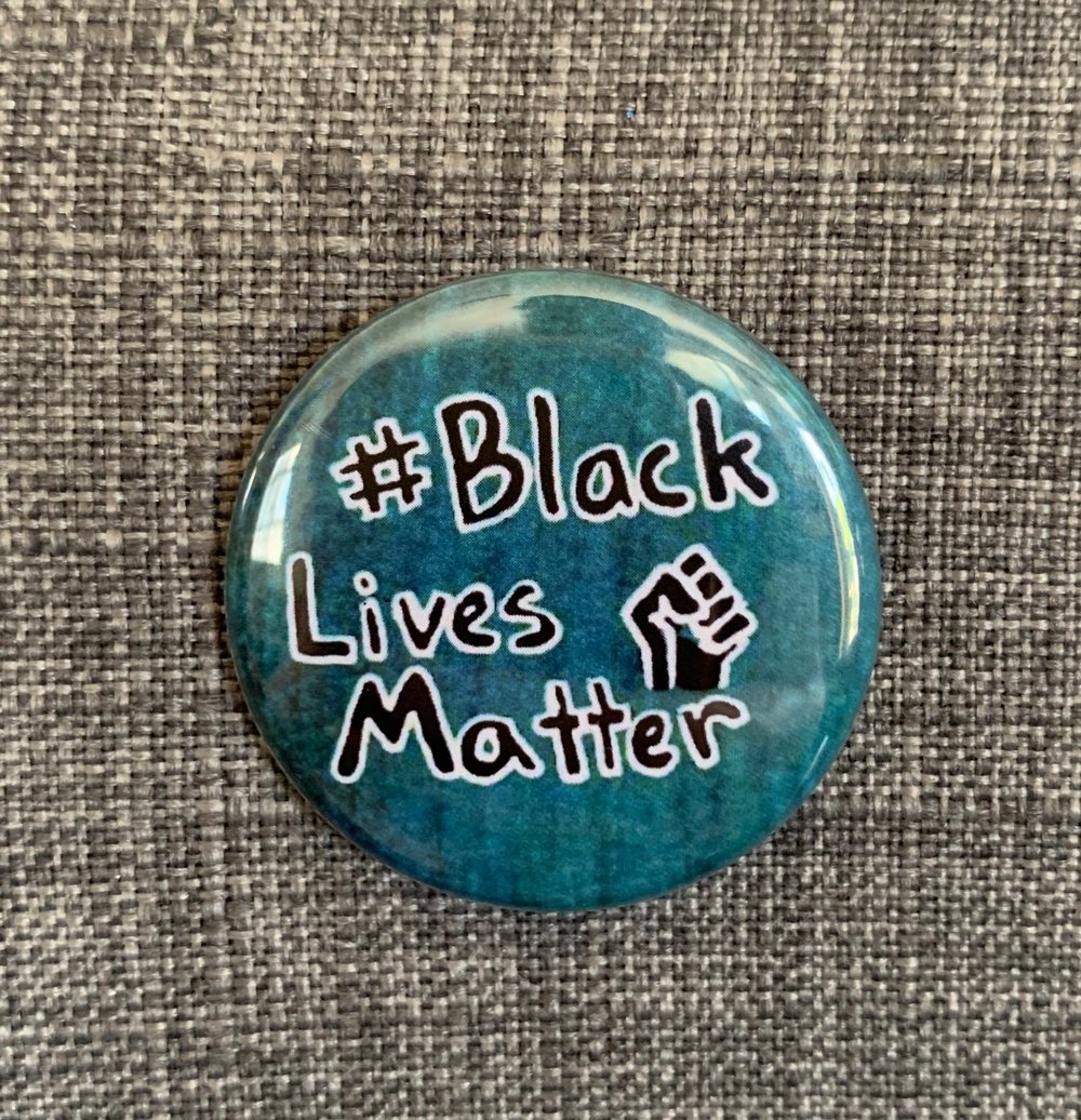 Image of Blue BLM Button