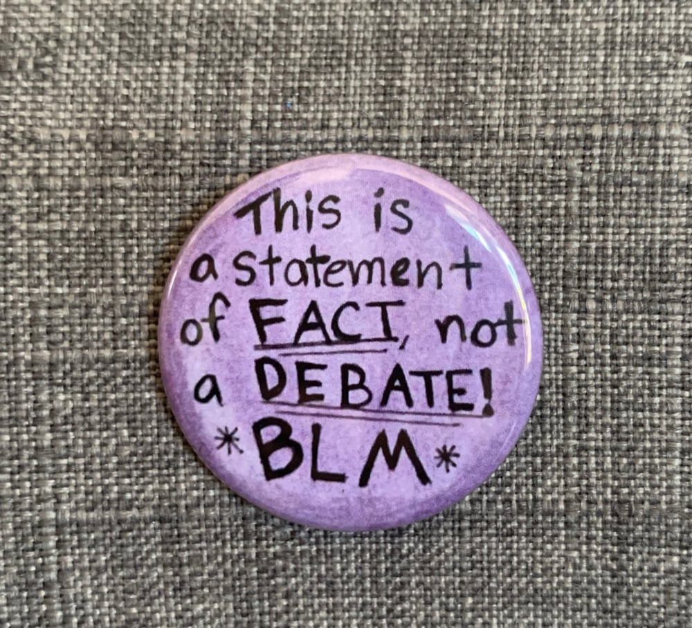Image of Purple BLM Button
