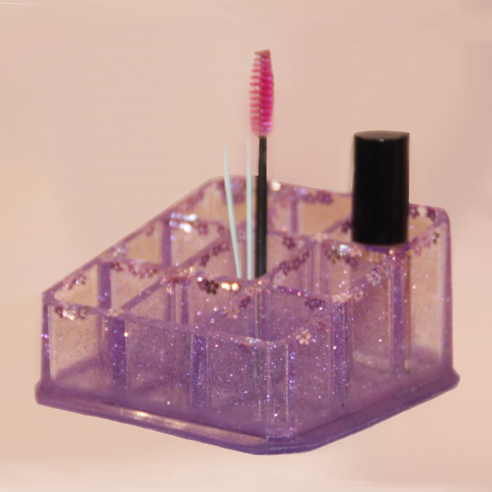 Image of Purple Vanity Organizer