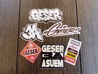 Image 2 of “HARD TIMES” sticker pack 