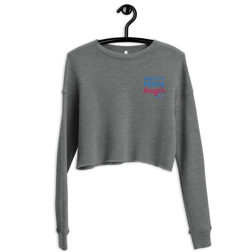 Encyclopedia Bougie Women's Crop Sweatshirt
