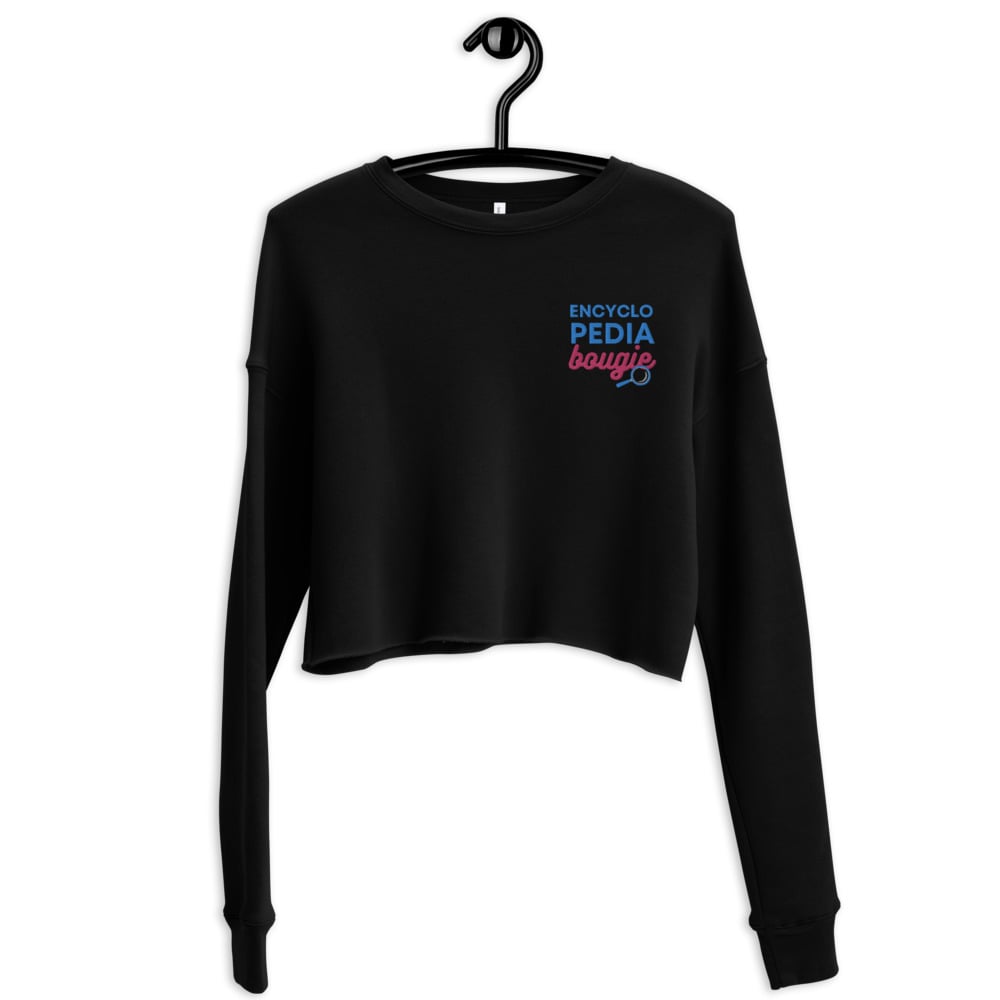 Encyclopedia Bougie Women's Crop Sweatshirt
