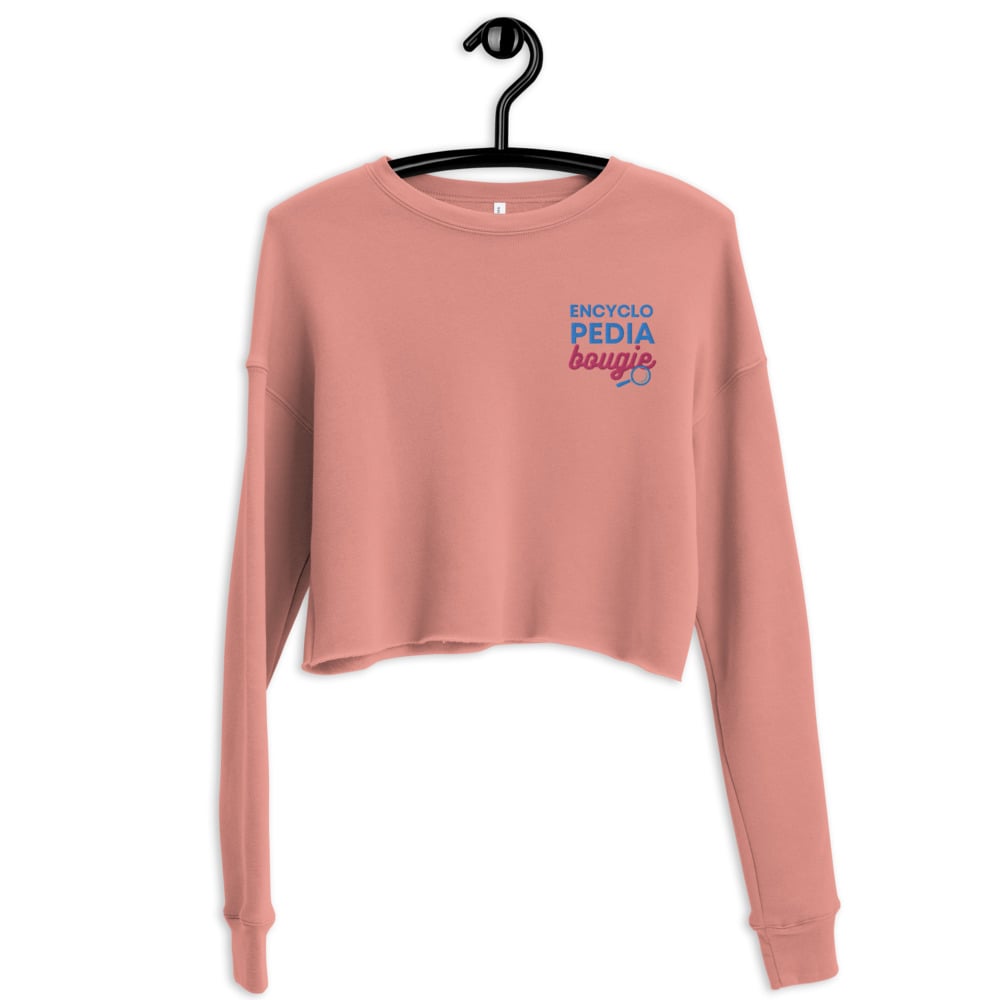 Encyclopedia Bougie Women's Crop Sweatshirt