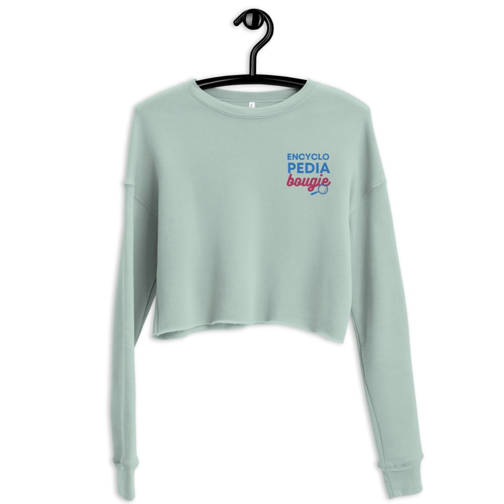 Encyclopedia Bougie Women's Crop Sweatshirt