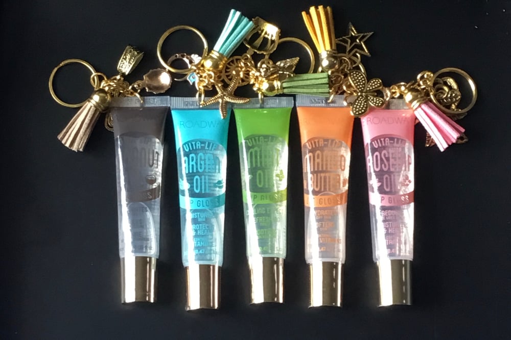 Image of Lipgloss Keychains.