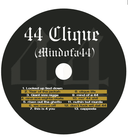 Image of CD: 44 Clique - Mind Ofa 44 